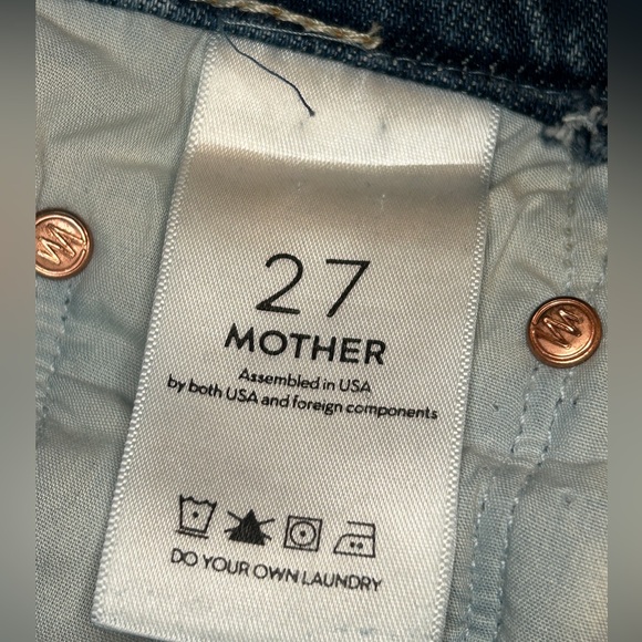 MOTHER Denim The Tomcat Mini Skirt Fray - Picture 13 of 16